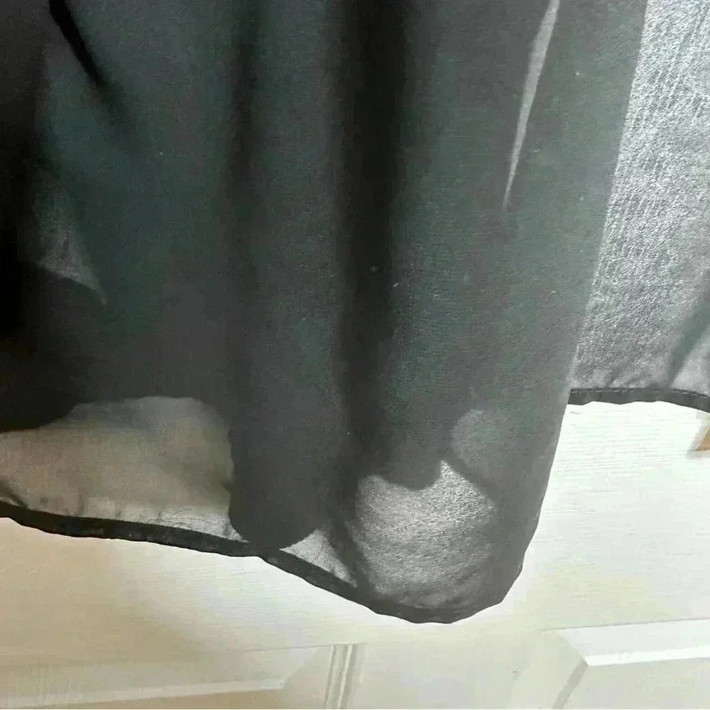 RW&CO Cardigan Long Sleeved Sheer Black Size Extra  Large - Picture 14 of 16